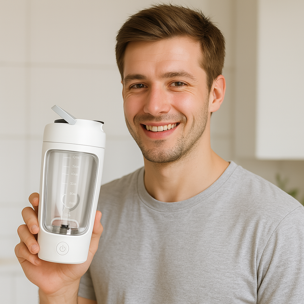 Electric Self-Stirring Coffee Cup